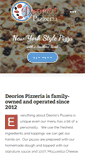 Mobile Screenshot of deoriospizza.com